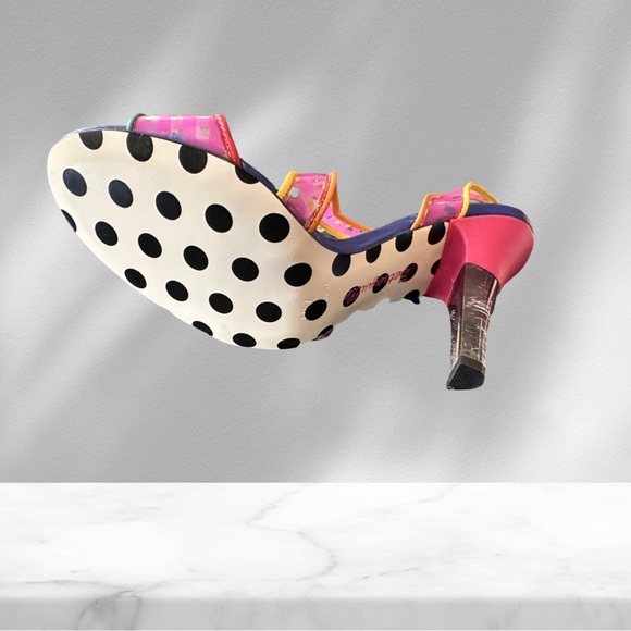 Betsey Johnson Colorful Acrylic Sandals NWT 7 1/2 - Picture 7 of 8